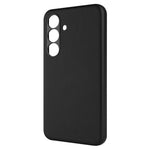 Kožený zadní kryt FIXED MagLeather s podporou MagSafe pro Samsung Galaxy S25, černý - FIXED