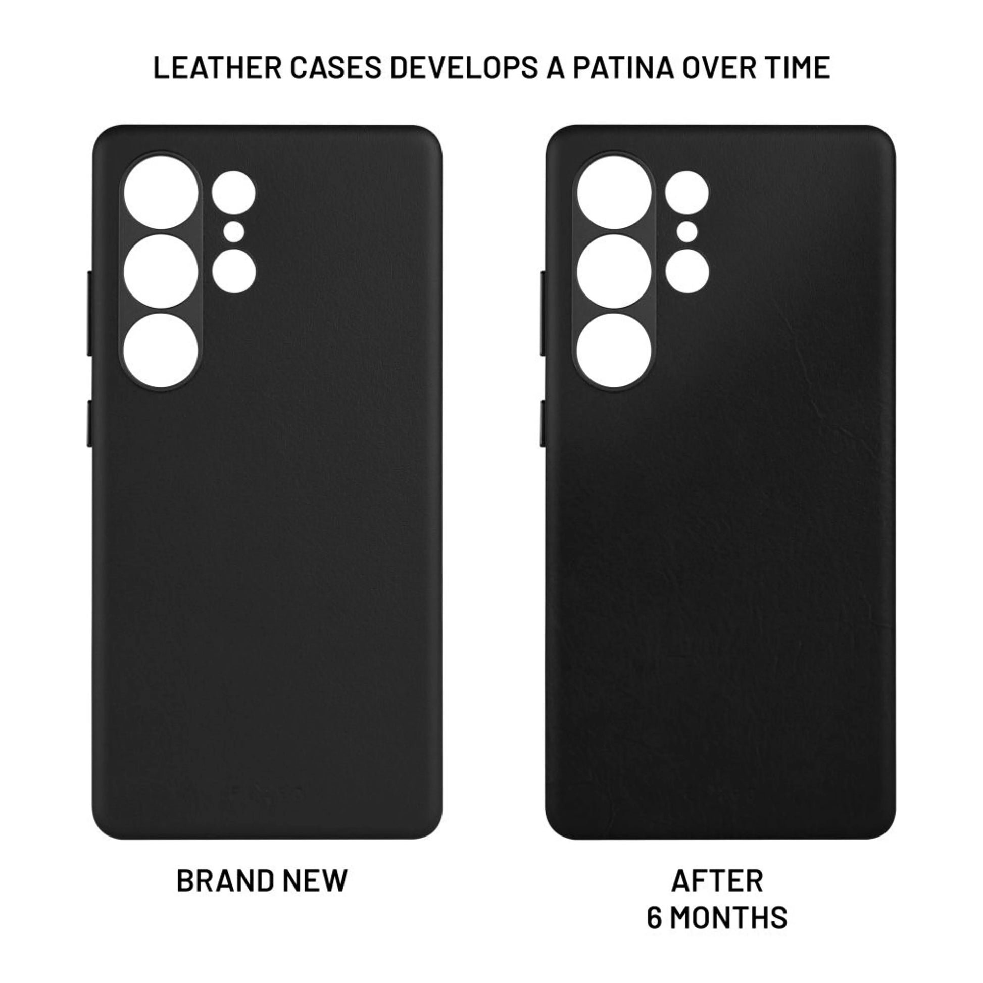 Kožený zadní kryt FIXED MagLeather s podporou MagSafe pro Samsung Galaxy S25 Ultra, černý - FIXED