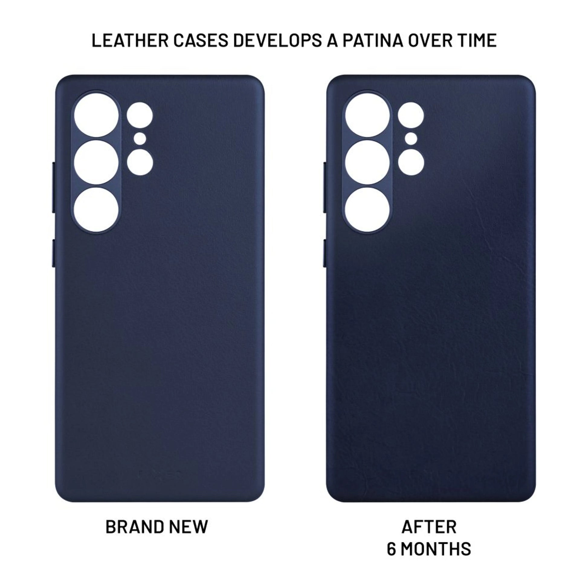 Kožený zadní kryt FIXED MagLeather s podporou MagSafe pro Samsung Galaxy S25 Ultra, modrý - FIXED