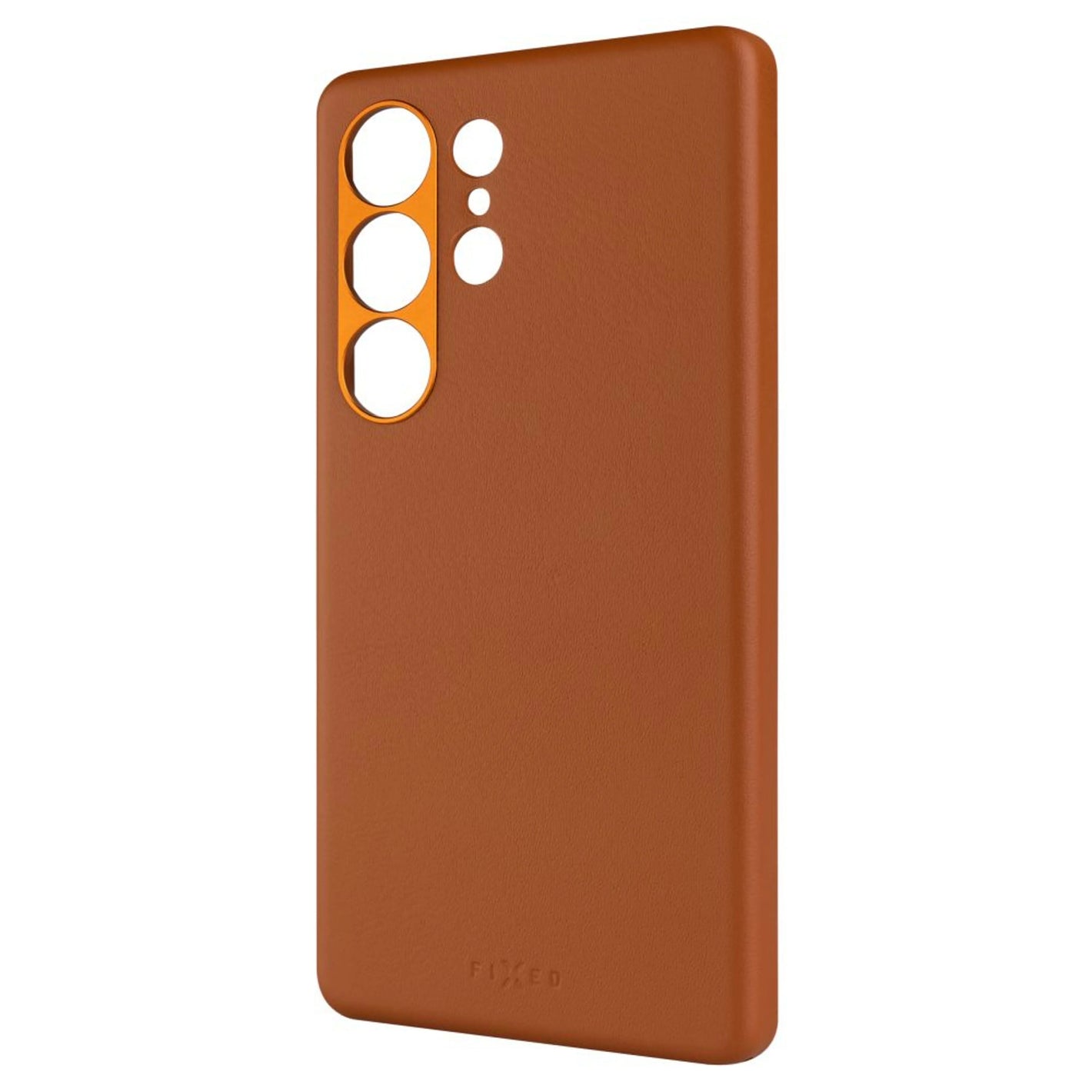 Kožený zadní kryt FIXED MagLeather s podporou MagSafe pro Samsung Galaxy S25 Ultra, hnědý - FIXED