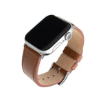 Kožený řemínek FIXED Leather Strap pro Apple Watch 42/44/45/46/49mm, hnědý - FIXED