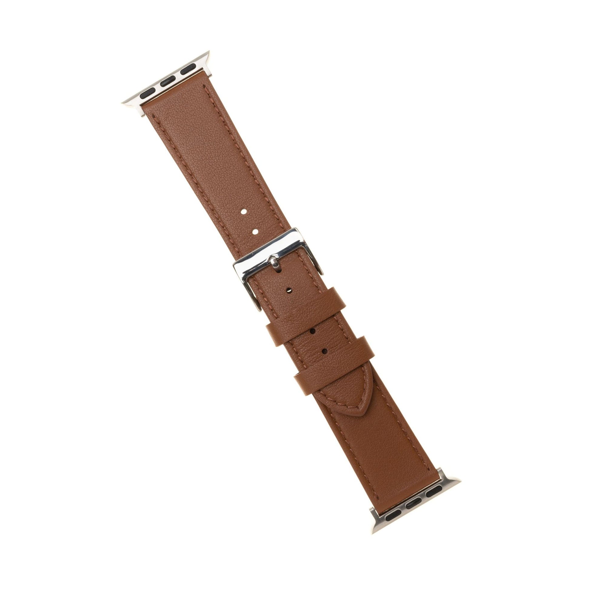 Kožený řemínek FIXED Leather Strap pro Apple Watch 42/44/45/46/49mm, hnědý - FIXED