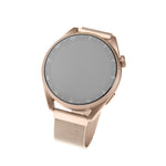 Síťovaný nerezový řemínek FIXED Mesh Strap s Quick Release 22mm pro smartwatch, růžové zlatý - FIXED