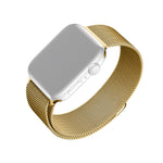 Síťovaný nerezový řemínek FIXED Mesh Strap pro Apple Watch 42/44/45/46/49mm, zlatý - FIXED