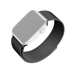 Síťovaný nerezový řemínek FIXED Mesh Strap pro Apple Watch 38/40/41mm, černý - FIXED