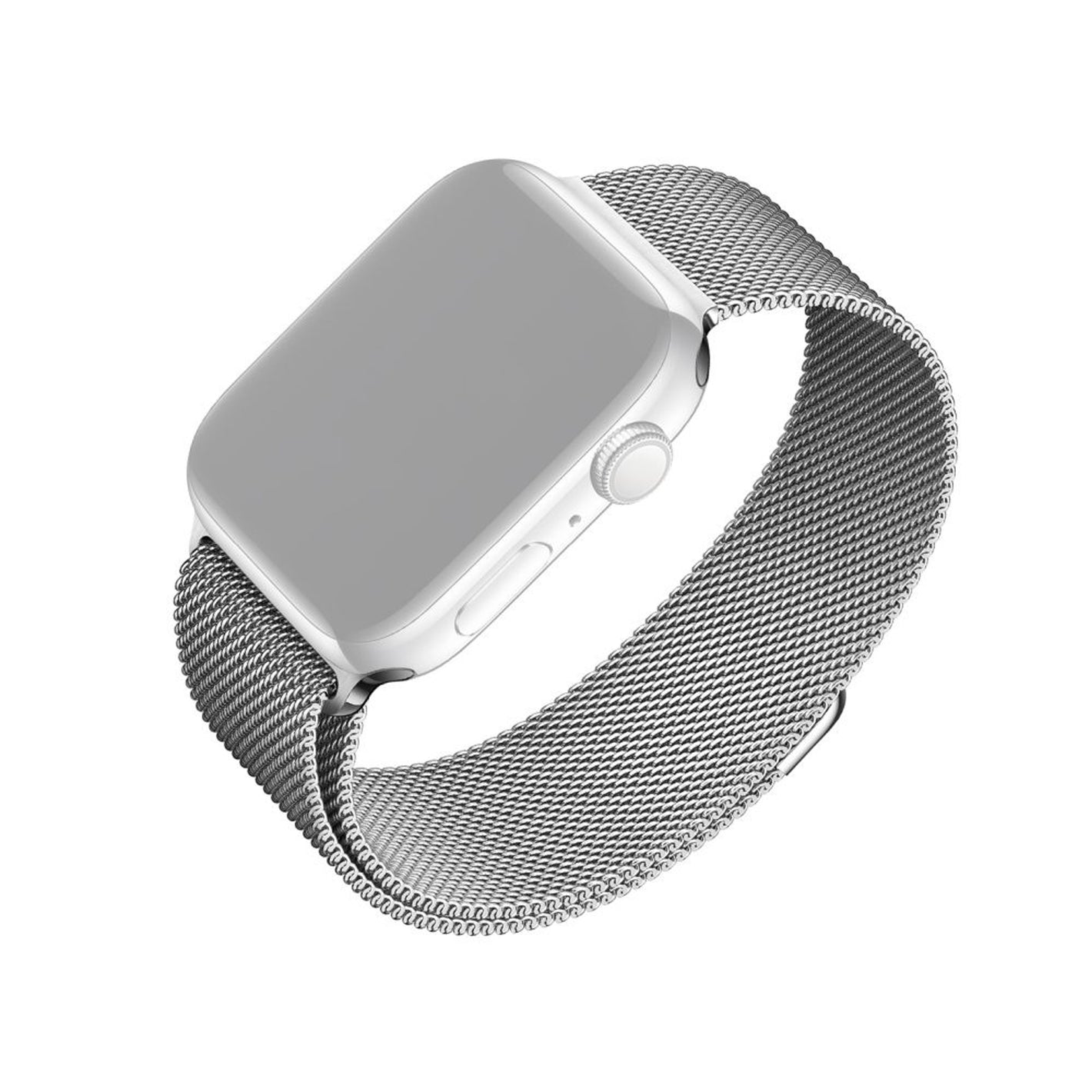 Síťovaný nerezový řemínek FIXED Mesh Strap pro Apple Watch 38/40/41mm, stříbrný - FIXED