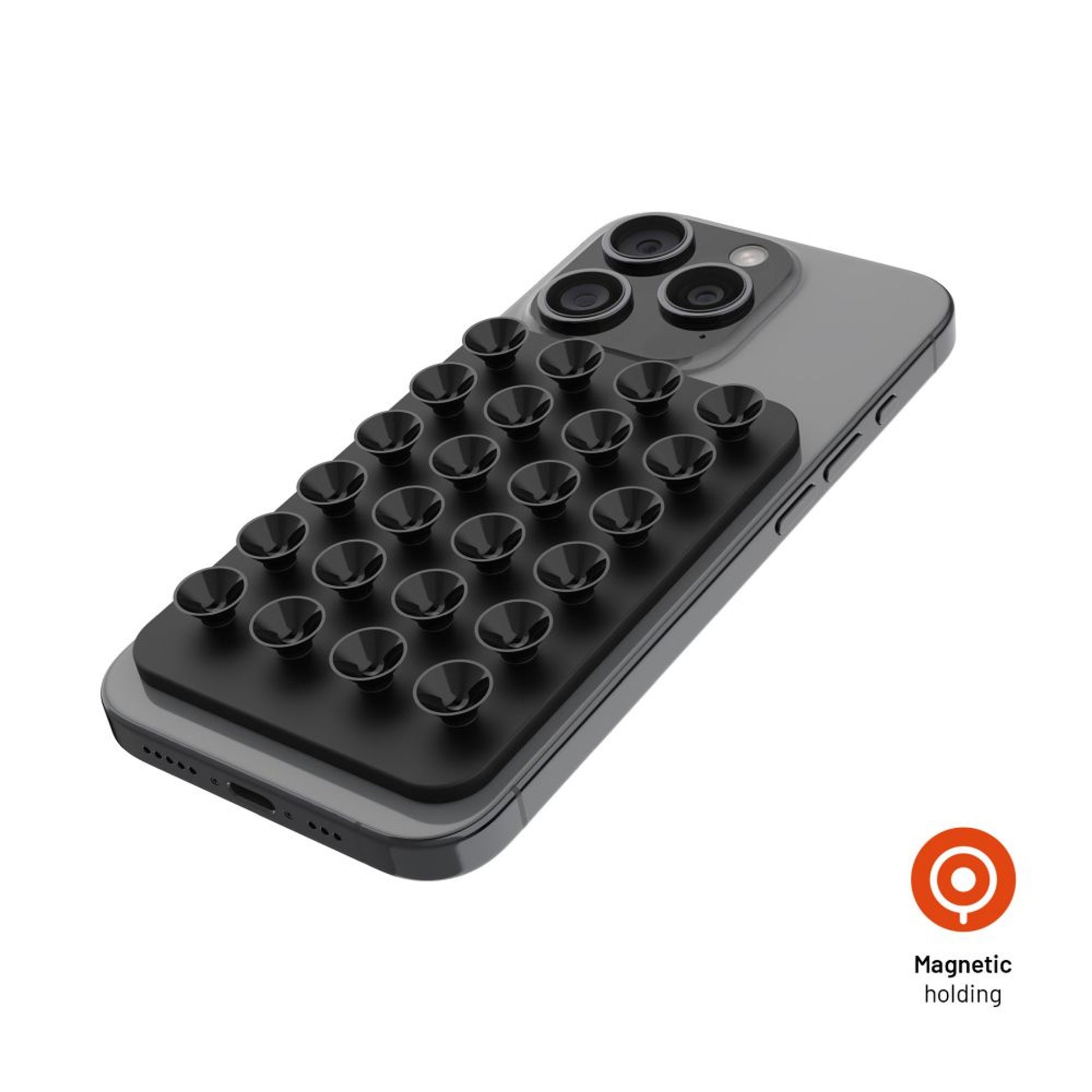 MagSafe držák s přísavkami FIXED MagMate, černý - FIXED