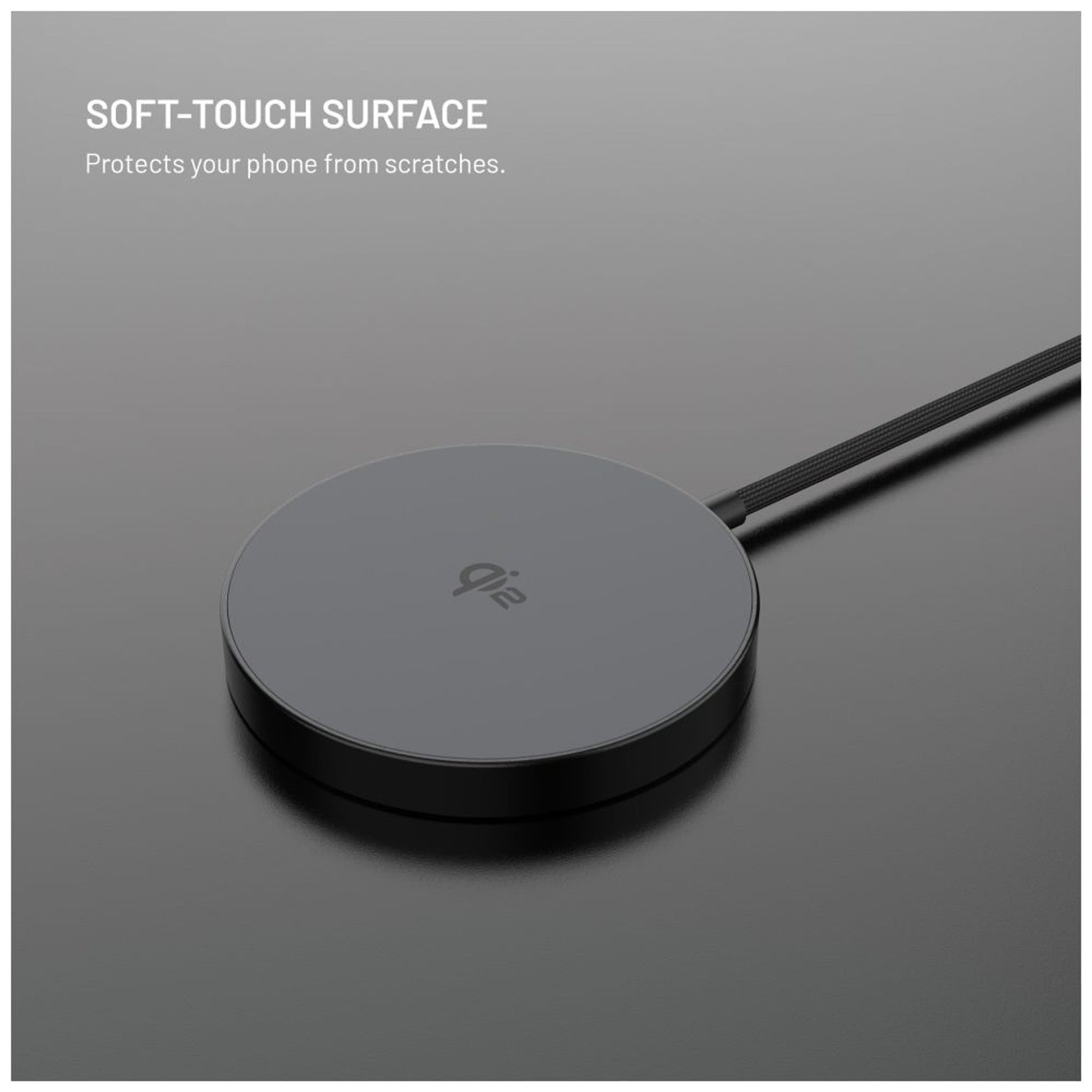 Bezdrátová nabíječka FIXED MagPad Slim s Qi2, podporou MagSafe, 15W, černá - FIXED