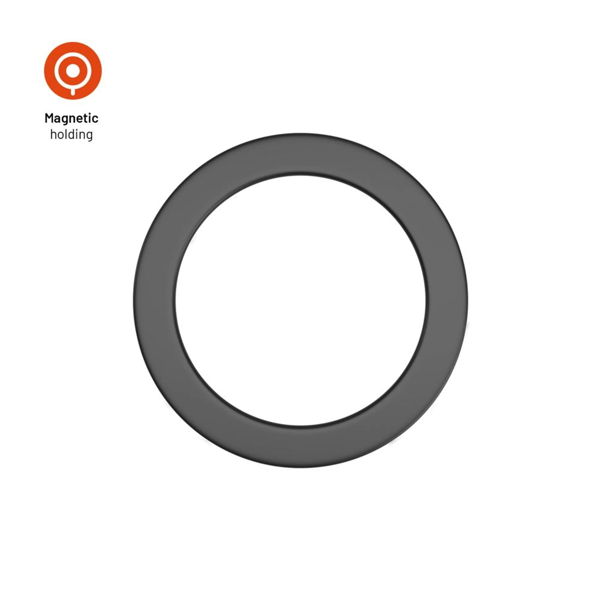 Magnetická nálepka na mobilní telefony pro použití technologie MagSafe FIXED MagPlate, černá - FIXED