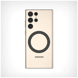 Magnetická nálepka na mobilní telefony pro použití technologie MagSafe FIXED MagPlate, černá - FIXED