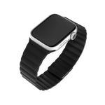 Silikonový řemínek FIXED Magnetic Strap s magnetickým zapínáním pro Apple Watch 38/40/41mm, černý - FIXED