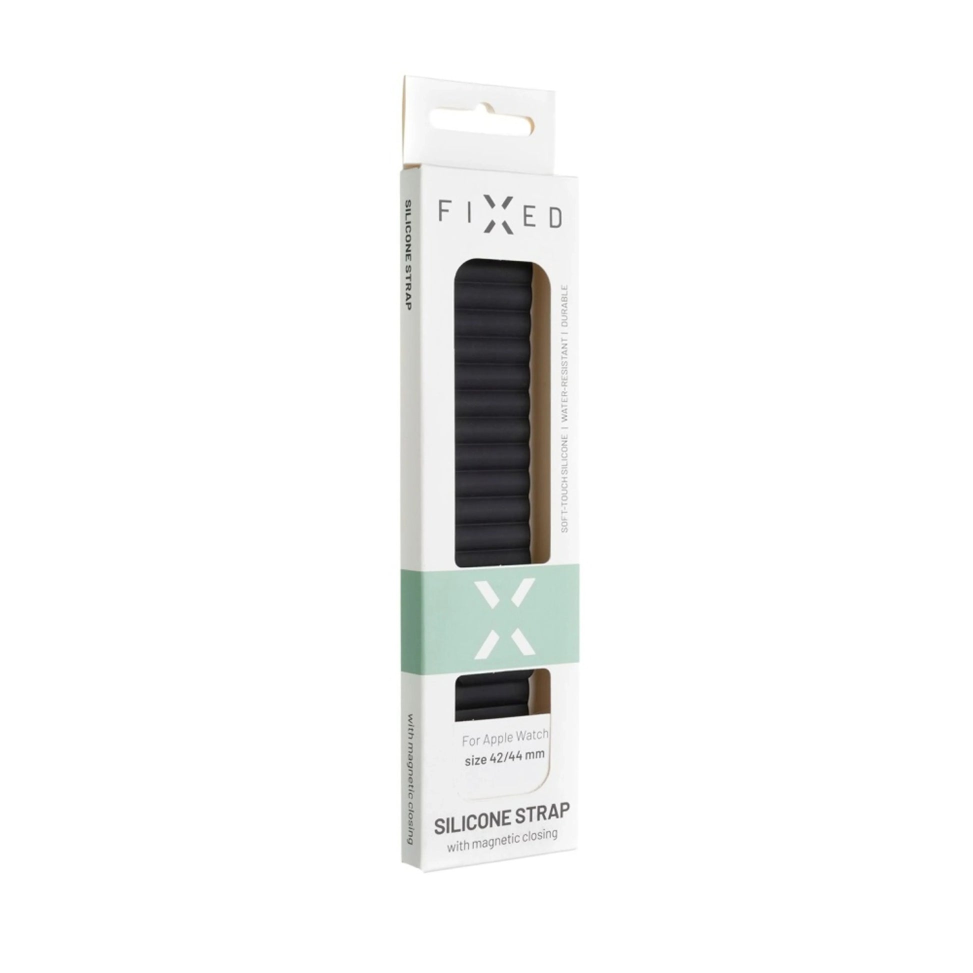 Silikonový řemínek FIXED Magnetic Strap s magnetickým zapínáním pro Apple Watch 38/40/41mm, modrý - FIXED