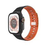 Magnetický řemínek FIXED Silicone Magnetic Strap pro Apple Watch 44/45/46/49mm, černý - FIXED