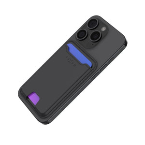 MagSafe Peněženka s Lokátorem a podporou Find My FIXED MagWallet, bezdrátové nabíjení, černá - FIXED