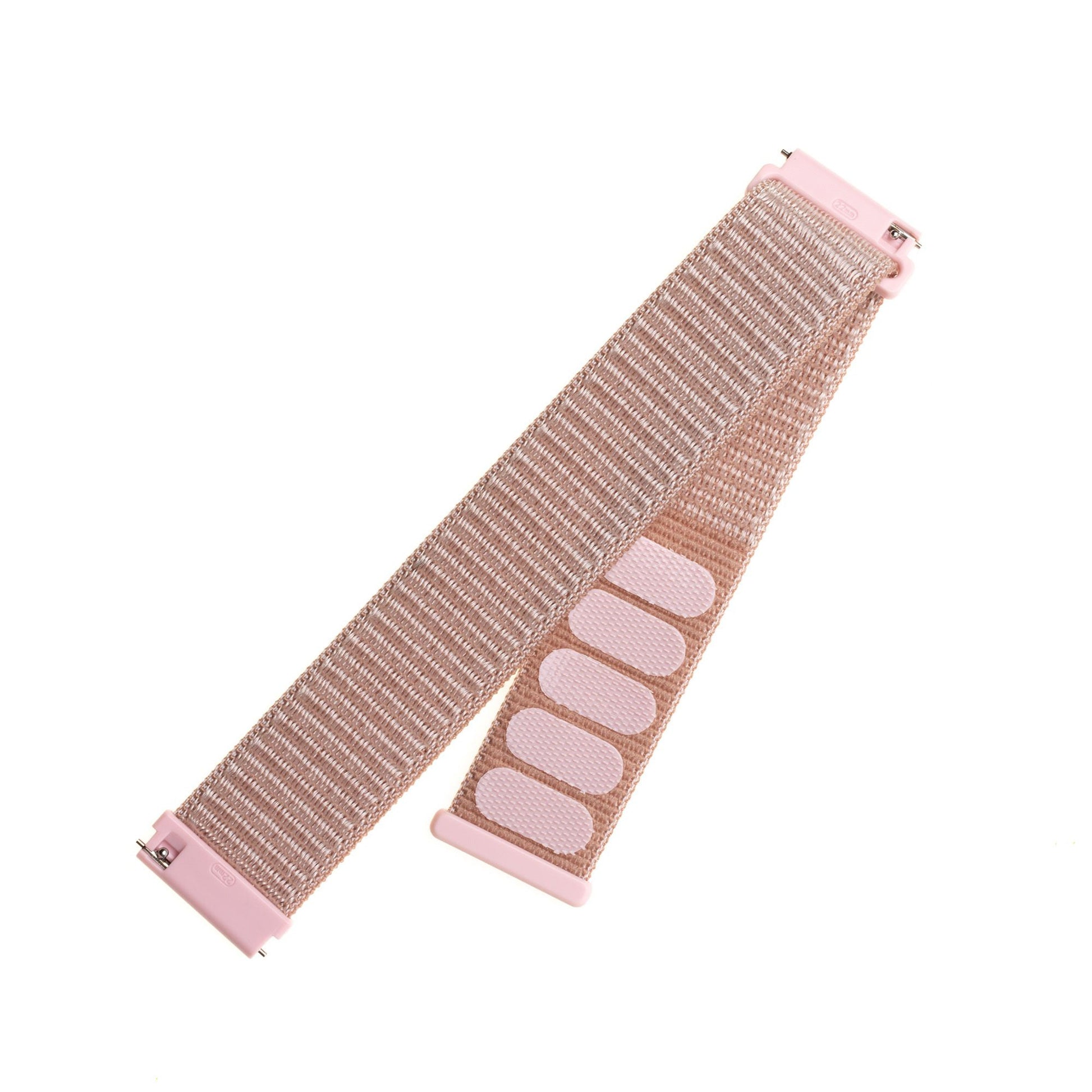 Nylonový řemínek FIXED Nylon Strap s Quick Release 20mm pro smartwatch, růžově zlatý - FIXED
