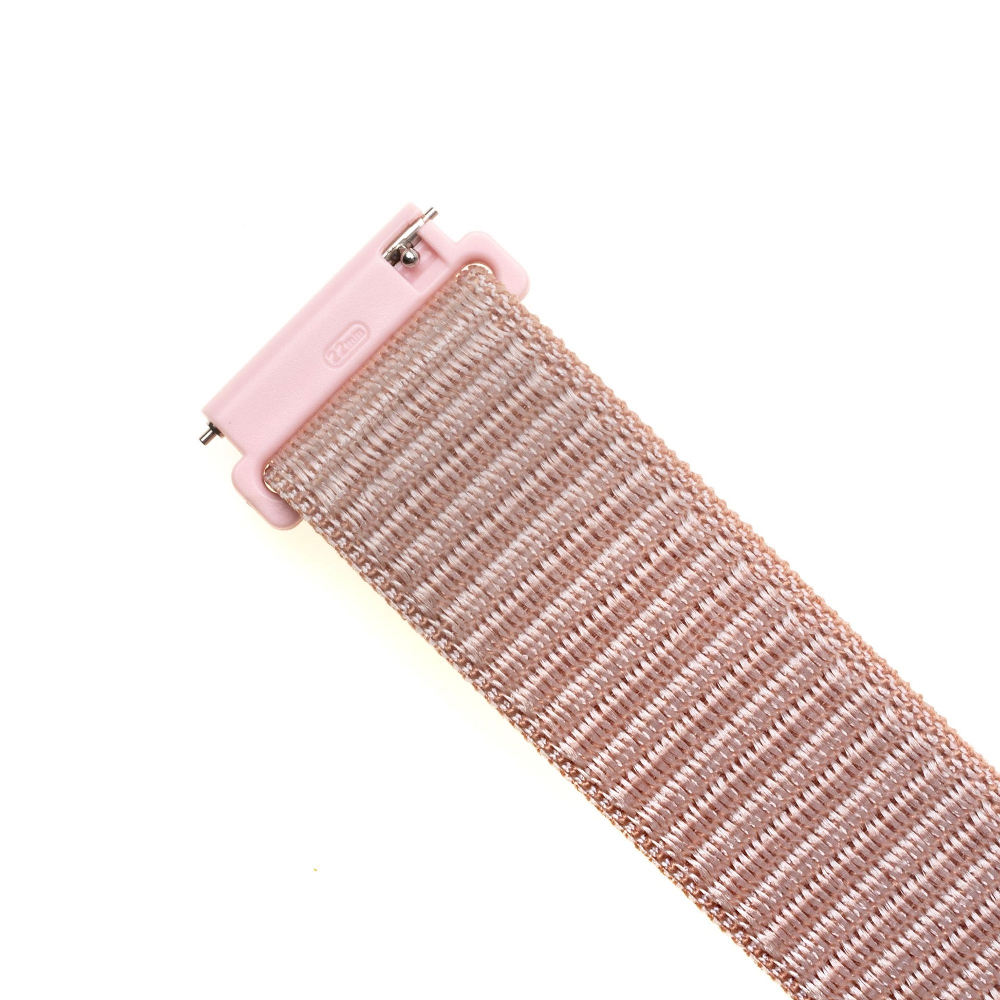 Nylonový řemínek FIXED Nylon Strap s Quick Release 20mm pro smartwatch, růžově zlatý - FIXED