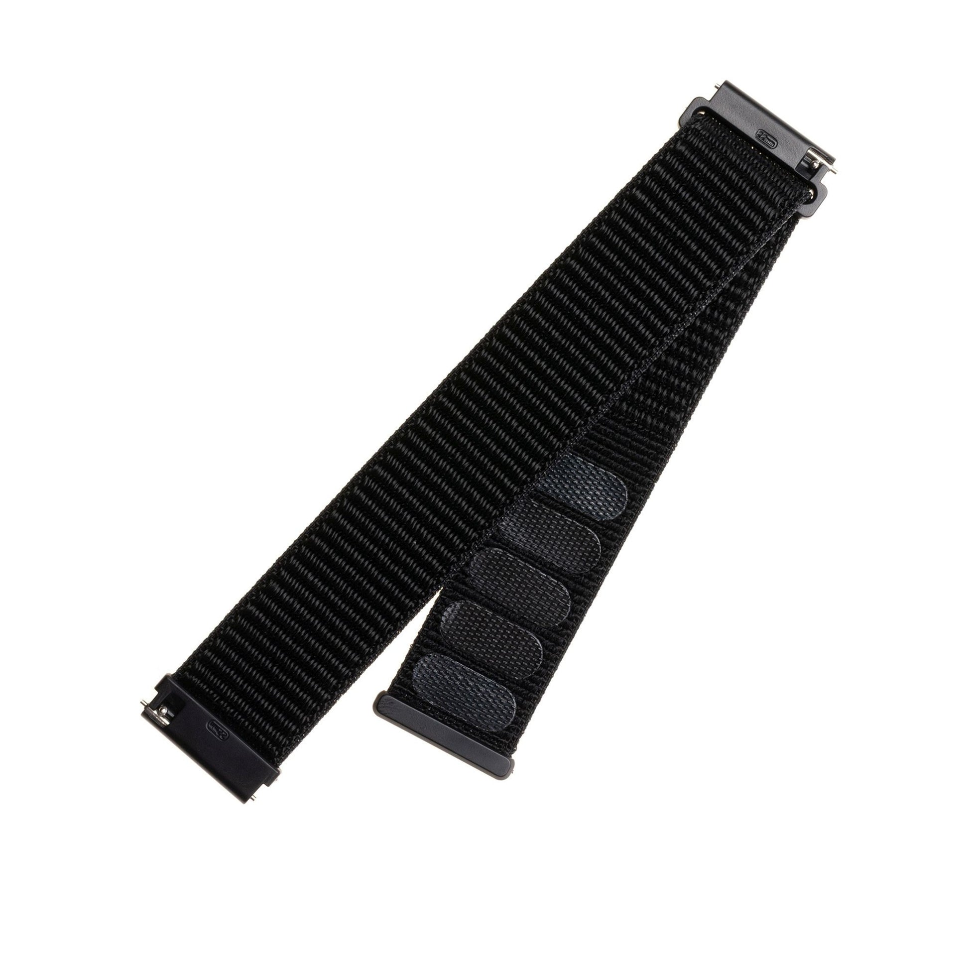 Nylonový řemínek FIXED Nylon Strap s Quick Release 22mm pro smartwatch, černý - FIXED