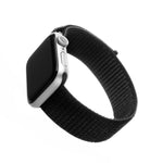 Nylonový řemínek FIXED Nylon Strap pro Apple Watch 42/44/45/46/49mm, černý - FIXED