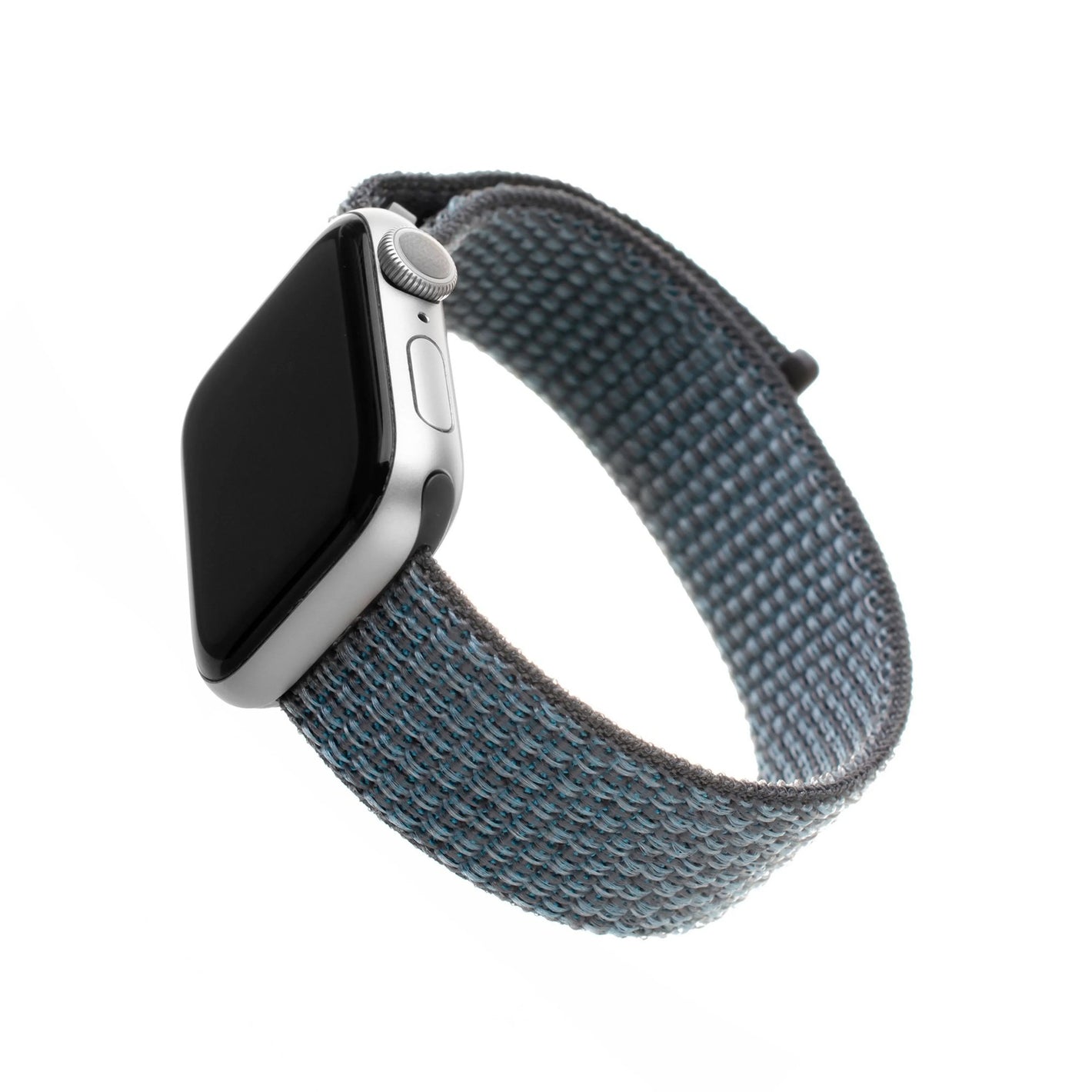 Nylonový řemínek FIXED Nylon Strap pro Apple Watch 38/40/41mm, temně šedý - FIXED