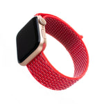 Nylonový řemínek FIXED Nylon Strap pro Apple Watch 38/40/41mm, tmavě růžový - FIXED