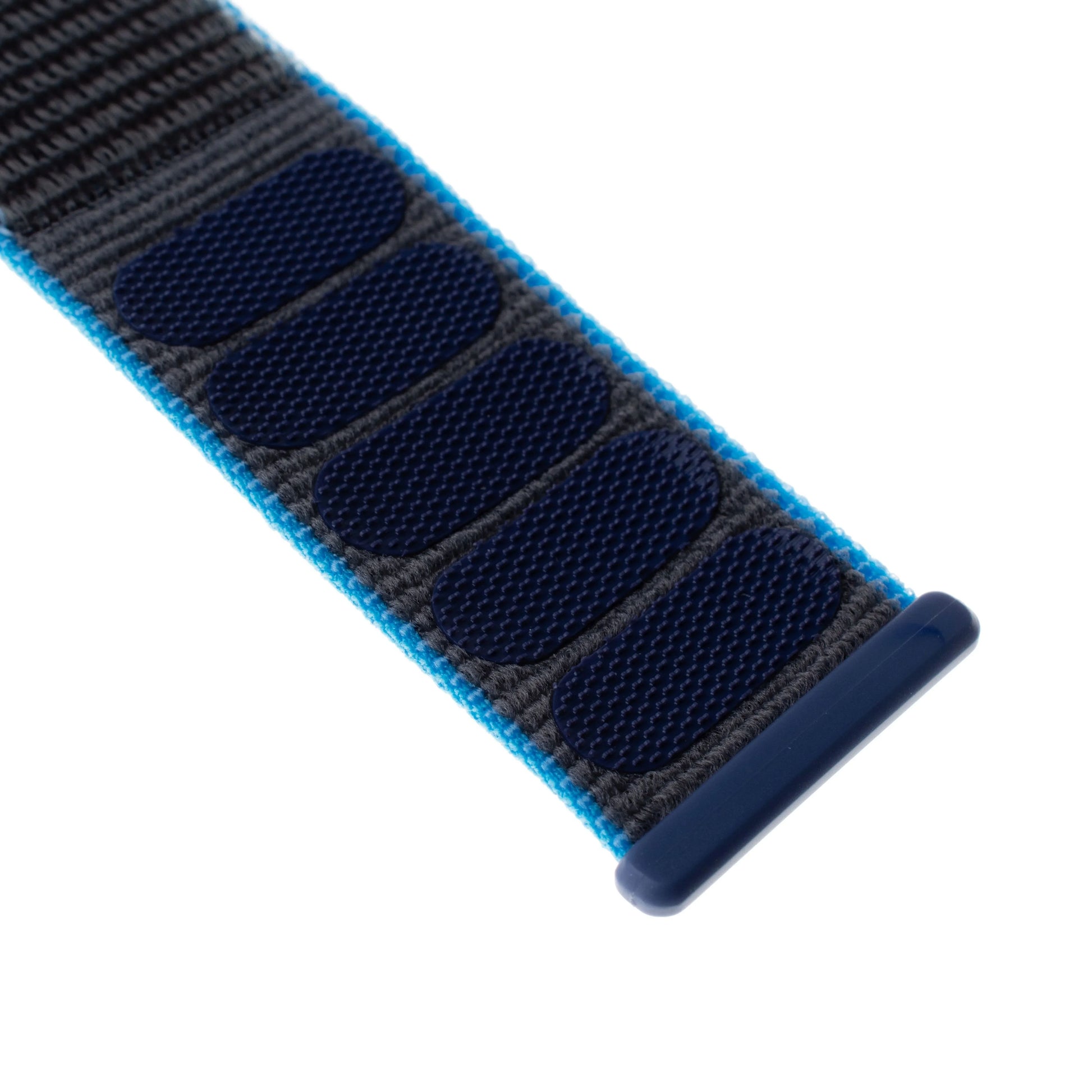 Nylonový řemínek FIXED Nylon Strap pro Apple Watch 38/40/41mm, šedomodrý - FIXED