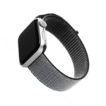 Nylonový řemínek FIXED Nylon Strap pro Apple Watch 38/40/41mm, šedý - FIXED