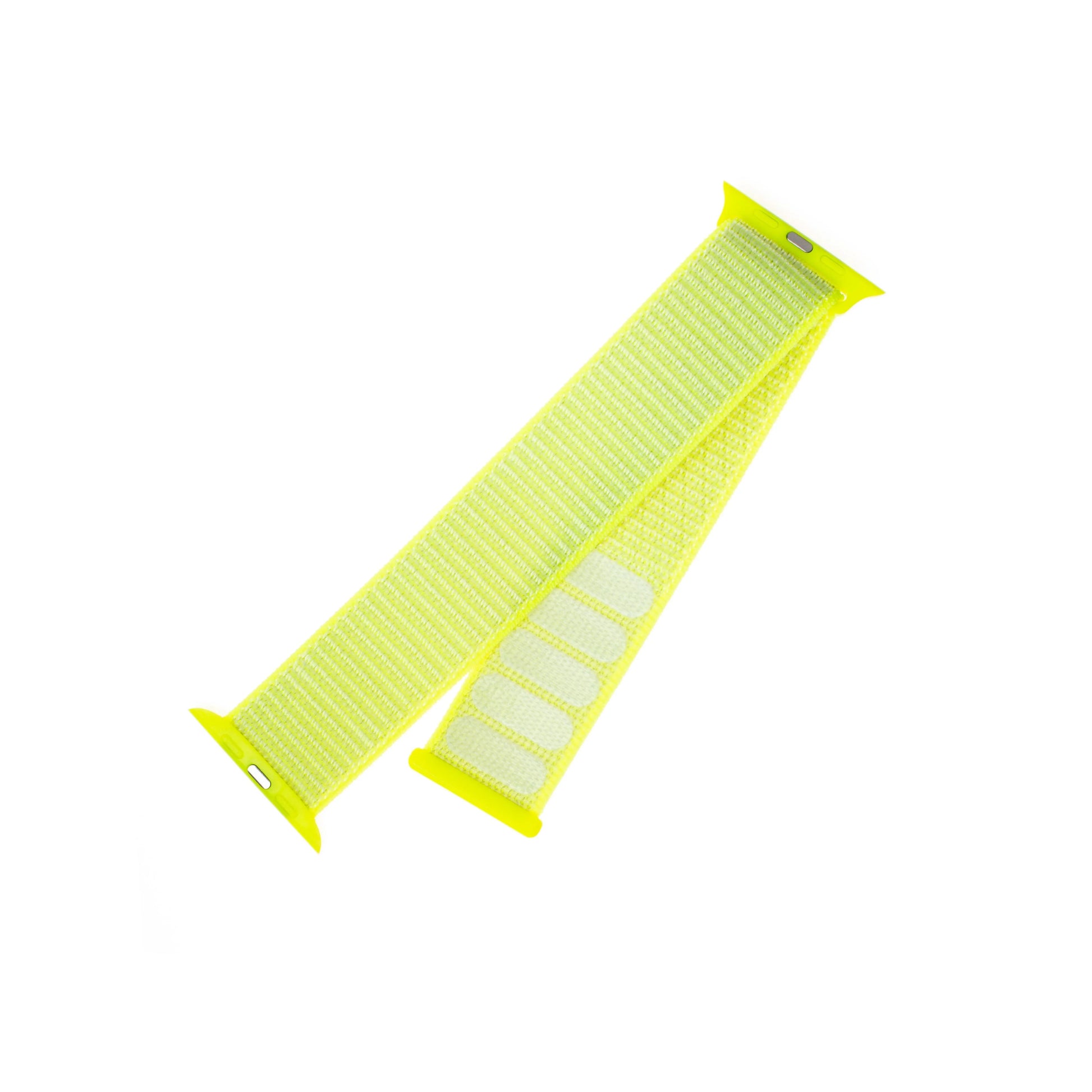 Nylonový řemínek FIXED Nylon Strap pro Apple Watch 38/40/41mm, limetkový - FIXED