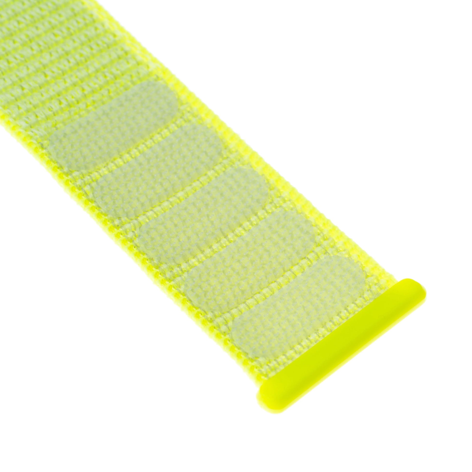 Nylonový řemínek FIXED Nylon Strap pro Apple Watch 38/40/41mm, limetkový - FIXED