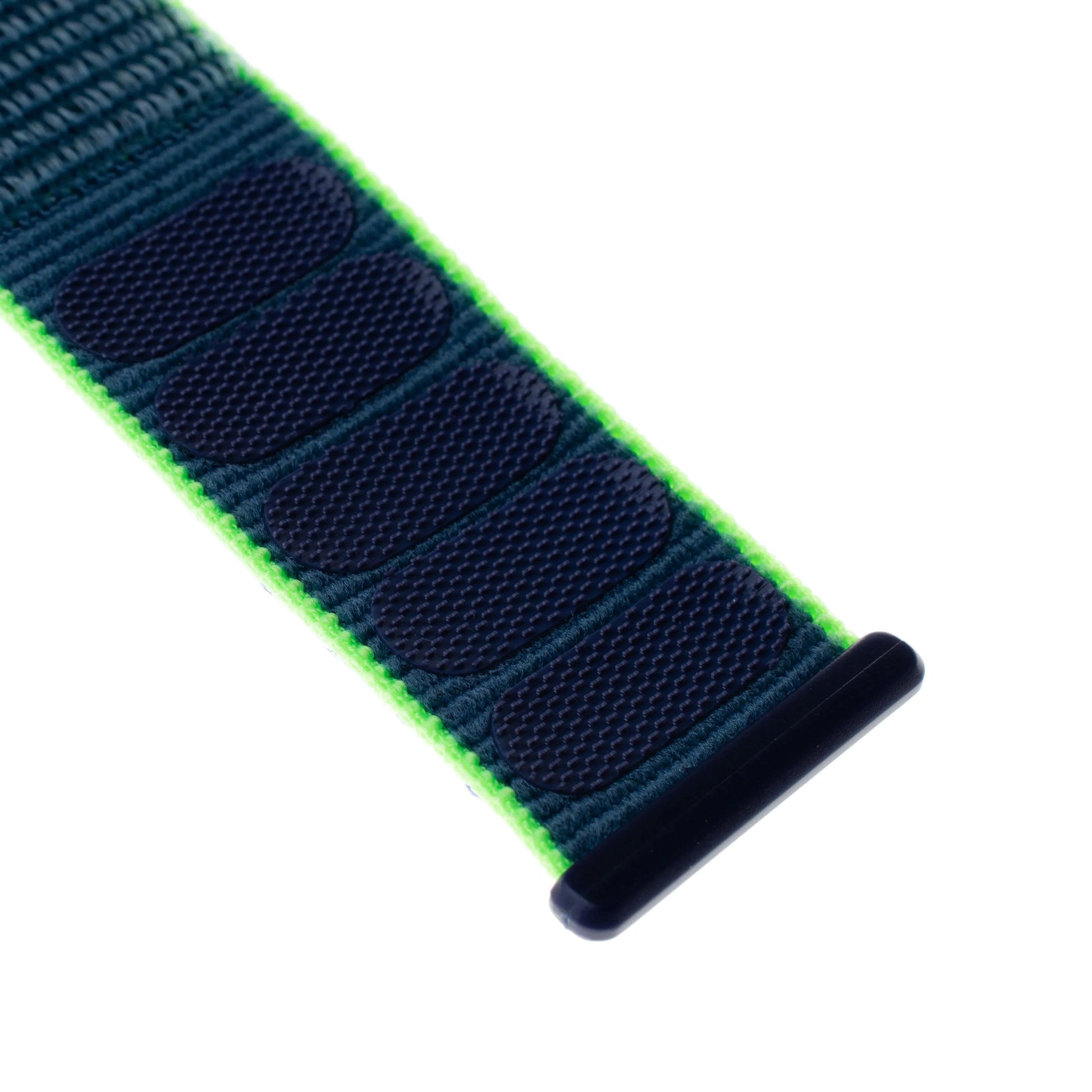 Nylonový řemínek FIXED Nylon Strap pro Apple Watch 38/40/41mm, neonově modrý - FIXED