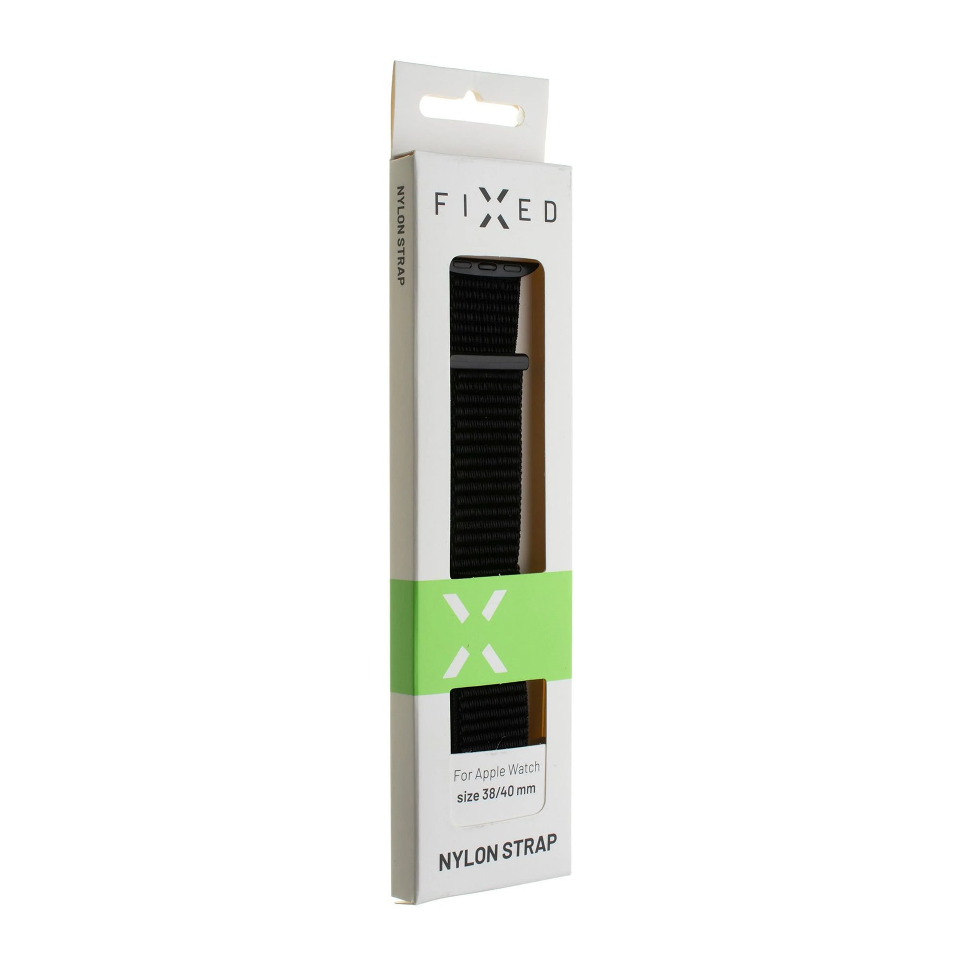 Nylonový řemínek FIXED Nylon Strap pro Apple Watch 38/40/41mm, neonově modrý - FIXED