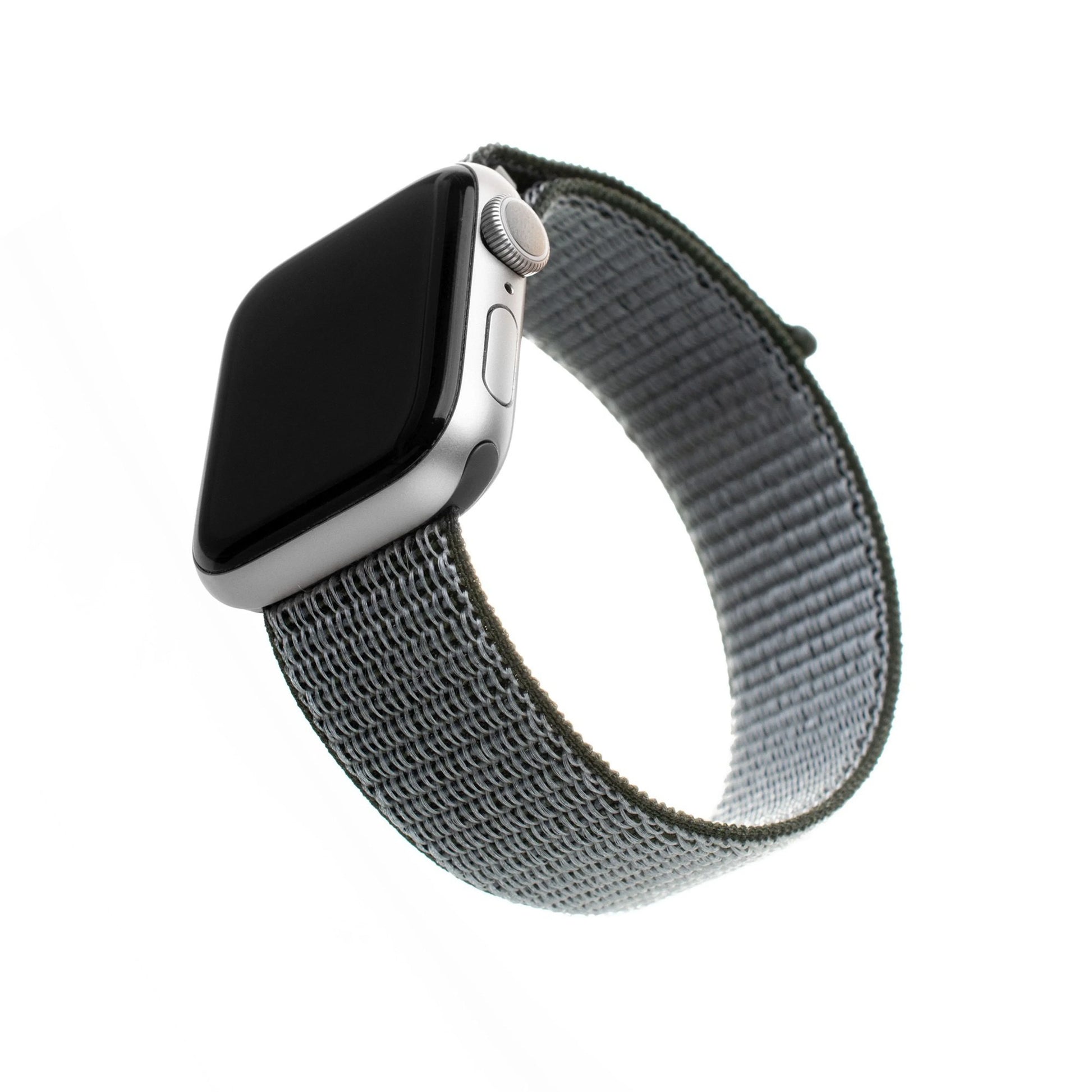 Nylonový řemínek FIXED Nylon Strap pro Apple Watch 38/40/41mm, olivový - FIXED