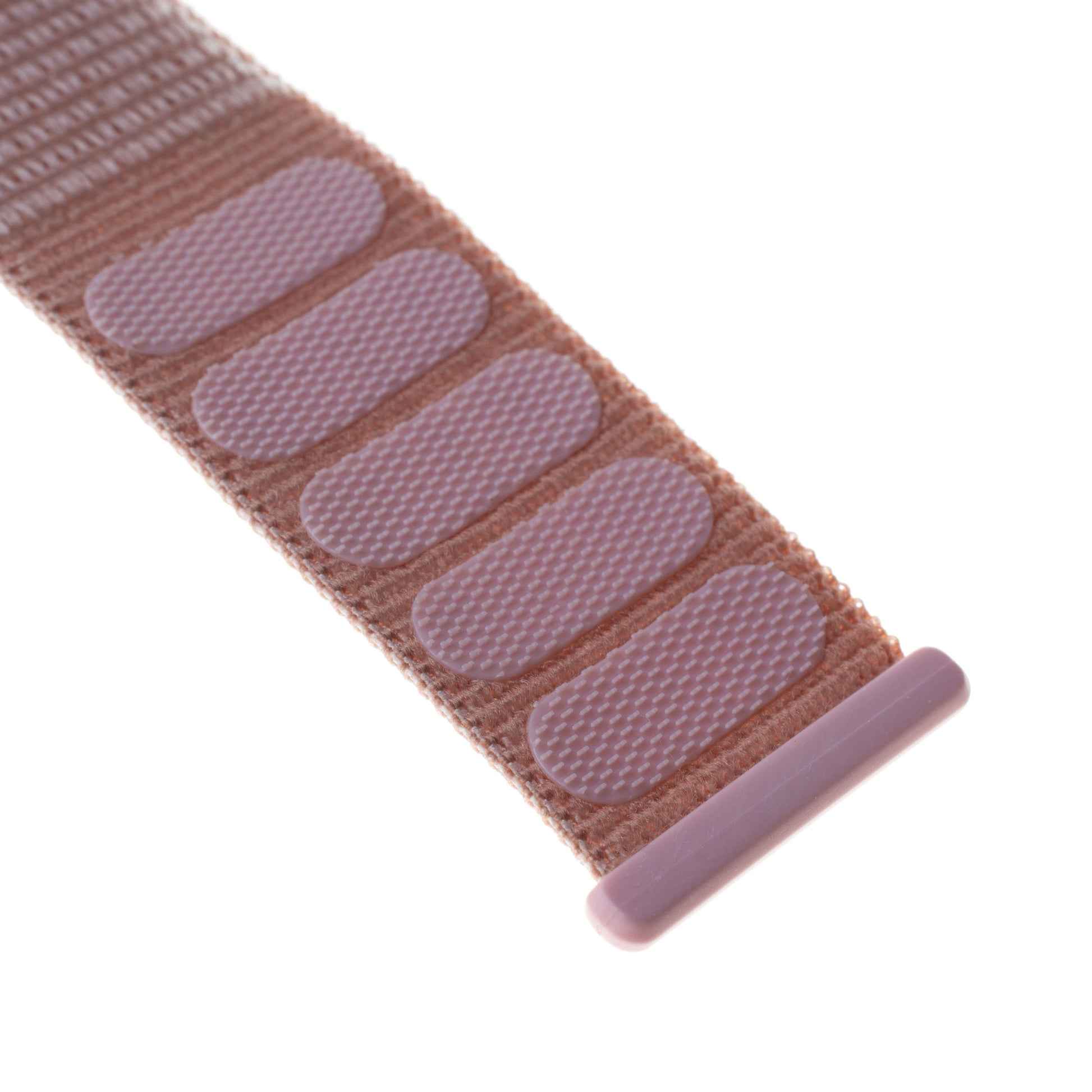 Nylonový řemínek FIXED Nylon Strap pro Apple Watch 38/40/41mm, růžově zlatý - FIXED