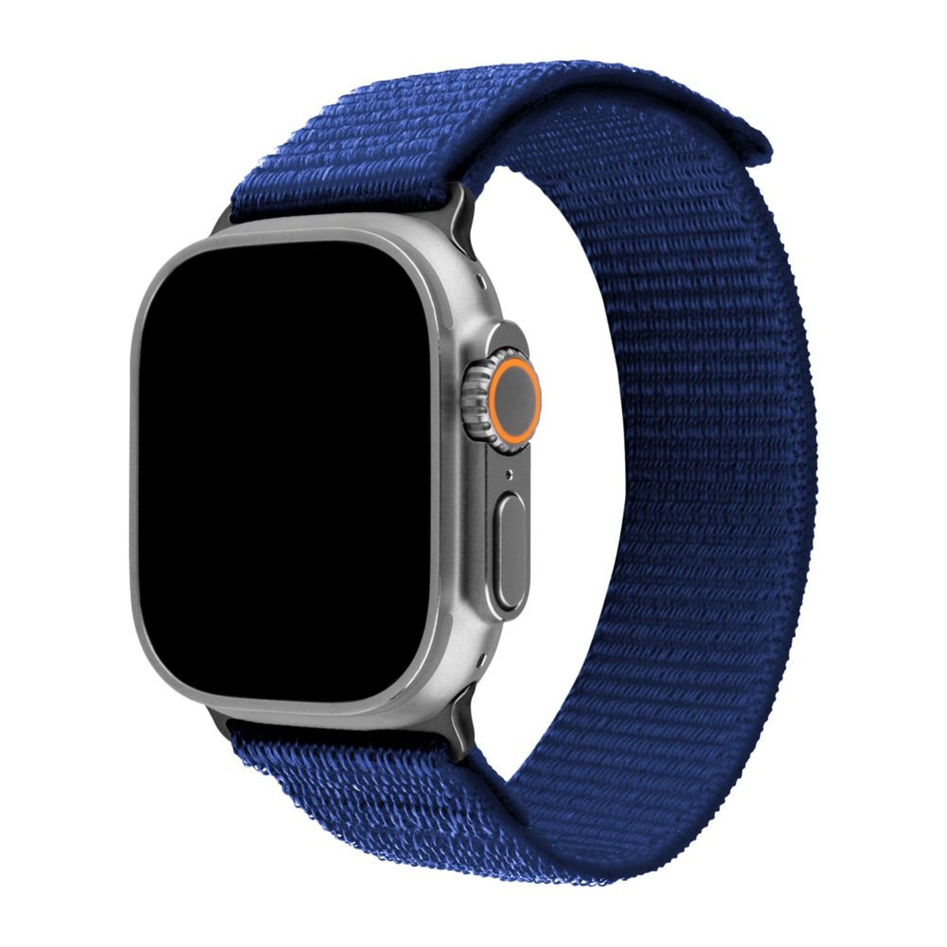 Nylonový řemínek FIXED Nylon Sporty Strap pro Apple Watch Ultra 49mm, tmavě modrý - FIXED