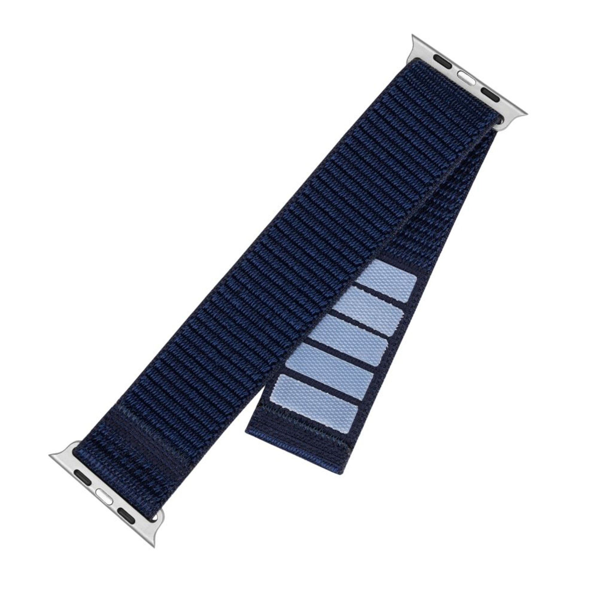Nylonový řemínek FIXED Nylon Sporty Strap pro Apple Watch Ultra 49mm, tmavě modrý - FIXED