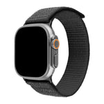 Nylonový řemínek FIXED Nylon Sporty Strap pro Apple Watch Ultra 49mm, tmavě šedý - FIXED