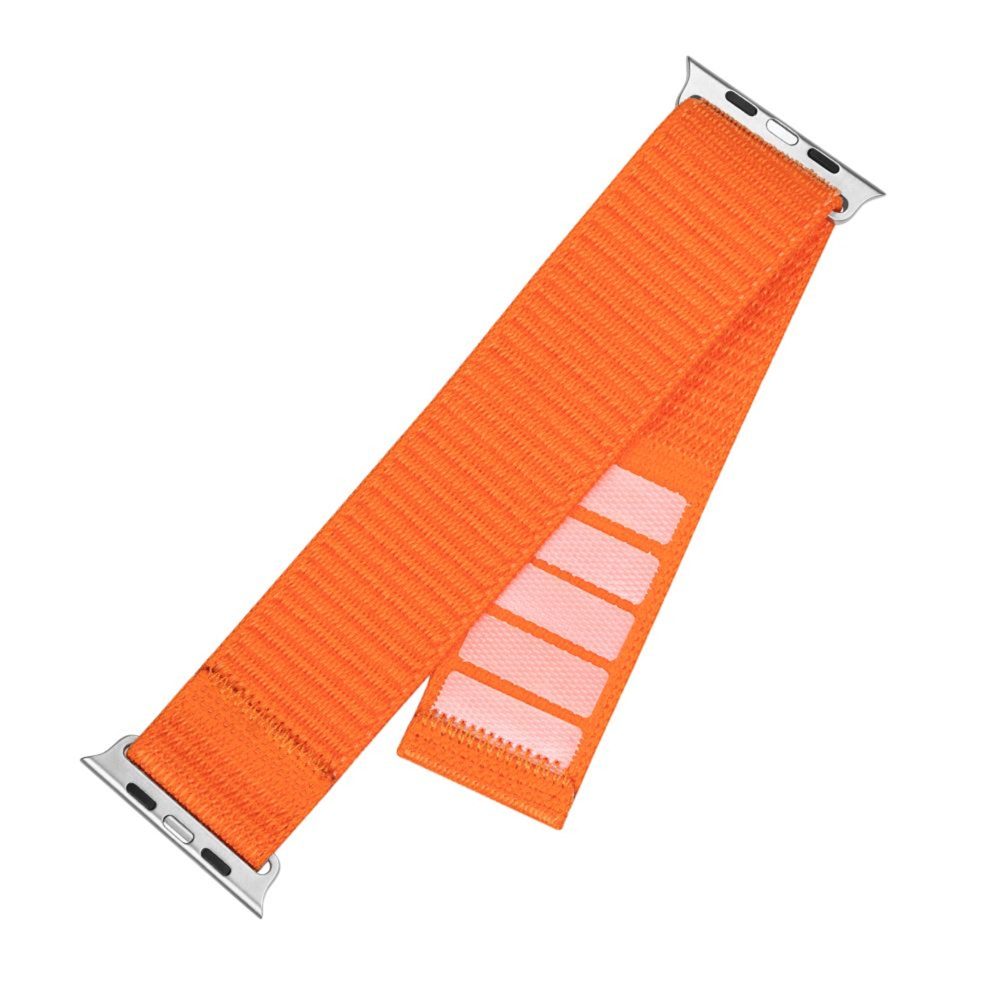 Nylonový řemínek FIXED Nylon Sporty Strap pro Apple Watch Ultra 49mm, oranžový - FIXED