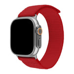 Nylonový řemínek FIXED Nylon Sporty Strap pro Apple Watch Ultra 49mm, červený - FIXED