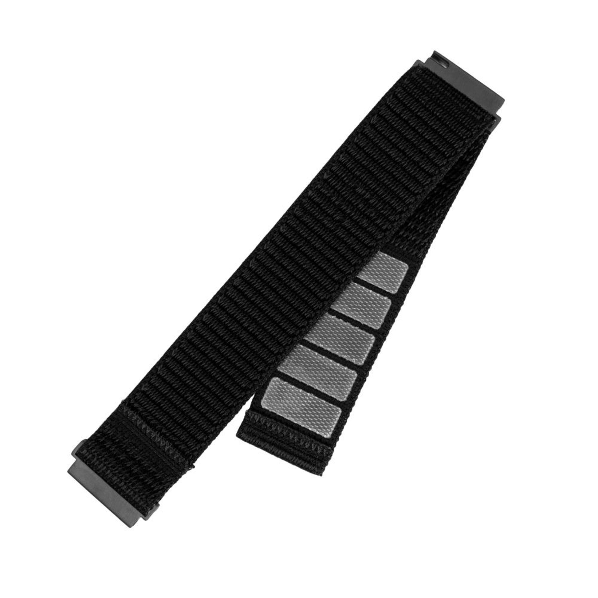 Nylonový řemínek FIXED Nylon Sporty Strap s Quick Release 22mm pro smartwatch, černý - FIXED