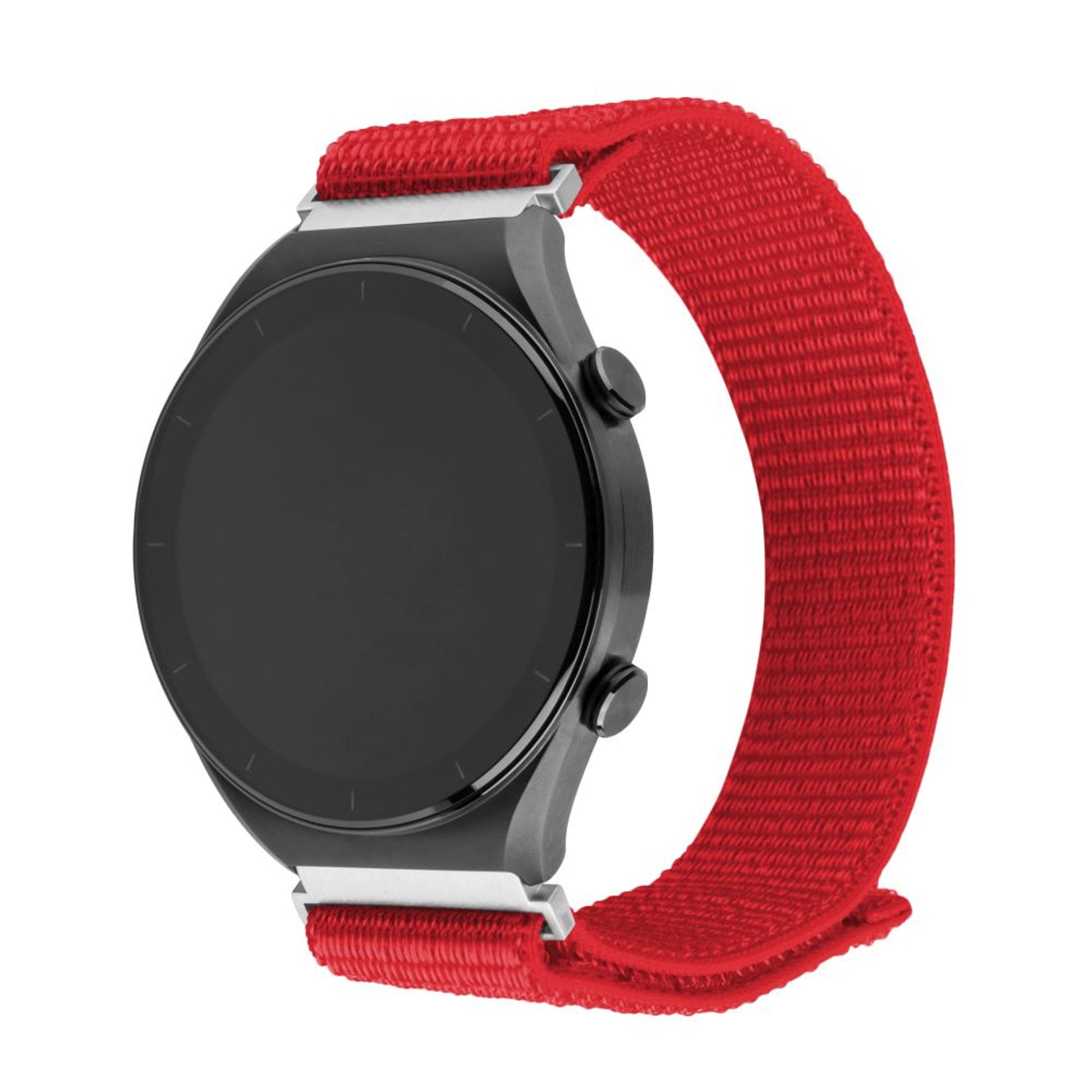Nylonový řemínek FIXED Nylon Sporty Strap s Quick Release 22mm pro smartwatch, červený - FIXED