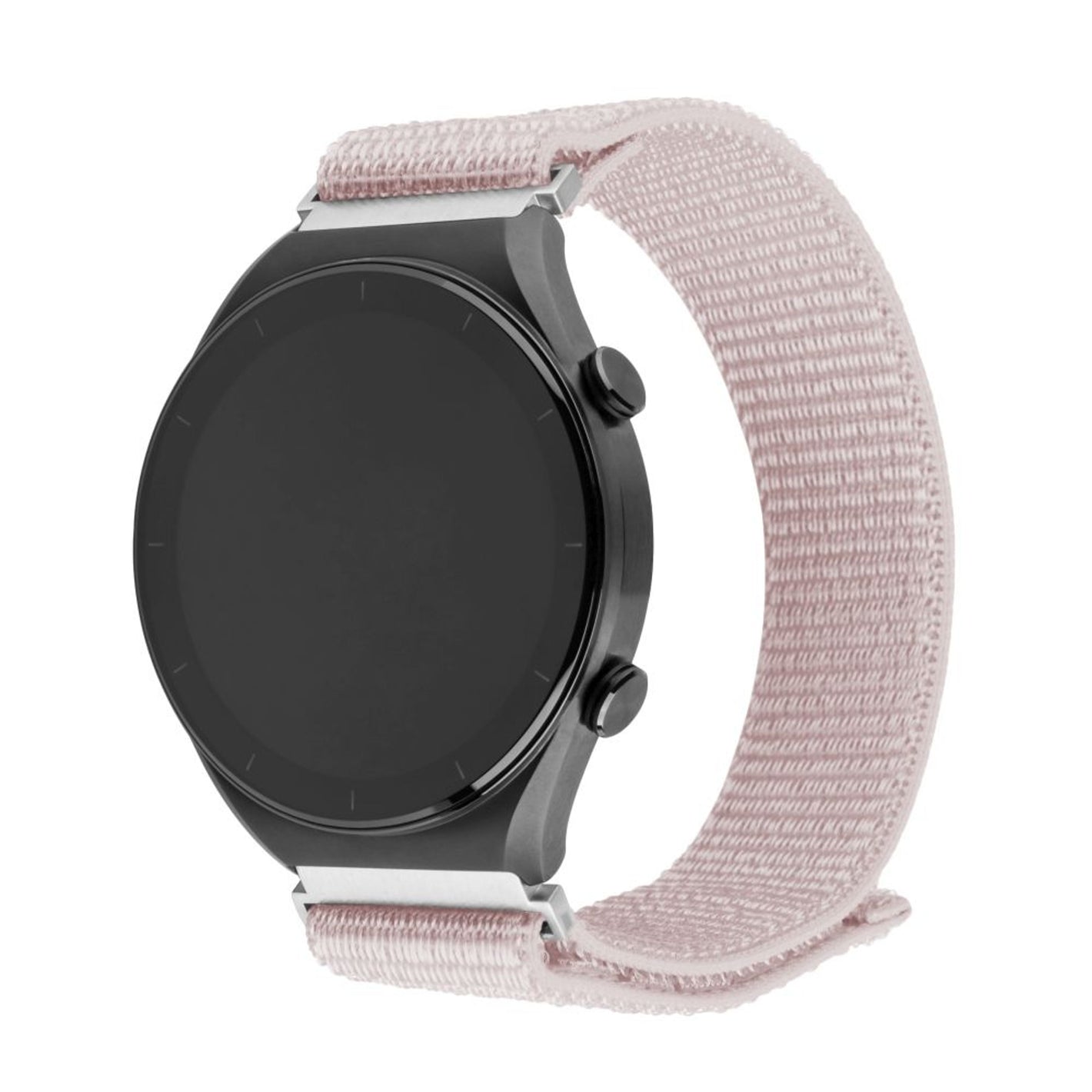 Nylonový řemínek FIXED Nylon Sporty Strap s Quick Release 22mm pro smartwatch, růžově zlatý - FIXED