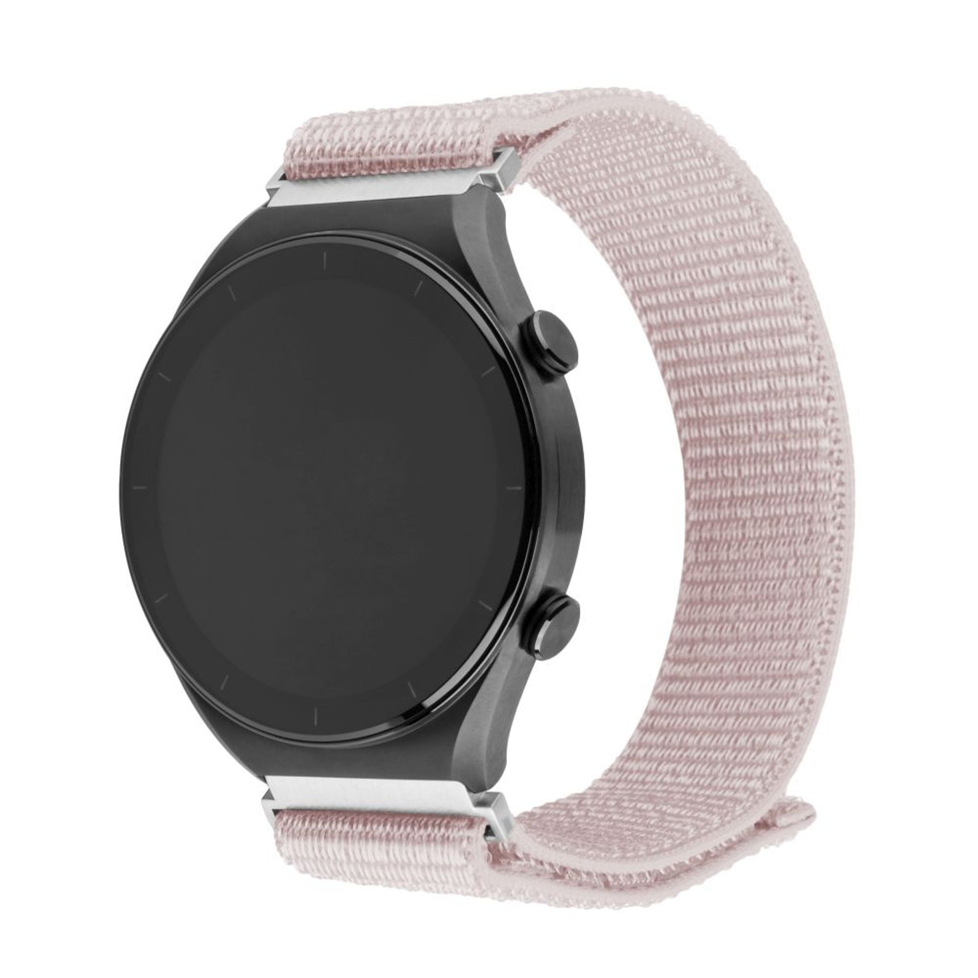 Nylonový řemínek FIXED Nylon Sporty Strap s Quick Release 22mm pro smartwatch, růžově zlatý - FIXED