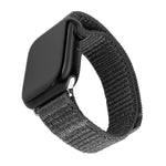 Nylonový řemínek FIXED Nylon Sporty Strap pro Apple Watch 42/44/45/46mm, tmavě šedý - FIXED