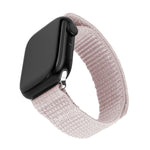 Nylonový řemínek FIXED Nylon Sporty Strap pro Apple Watch 38/40/41mm, růžově zlatý - FIXED