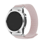 Nylonový řemínek FIXED Nylon Sporty Strap pro Garmin QuickFit 22mm, růžově zlatý - FIXED