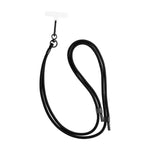 Univerzální šňůrka FIXED NeckUni pro telefony se zadním krytem, černá - FIXED