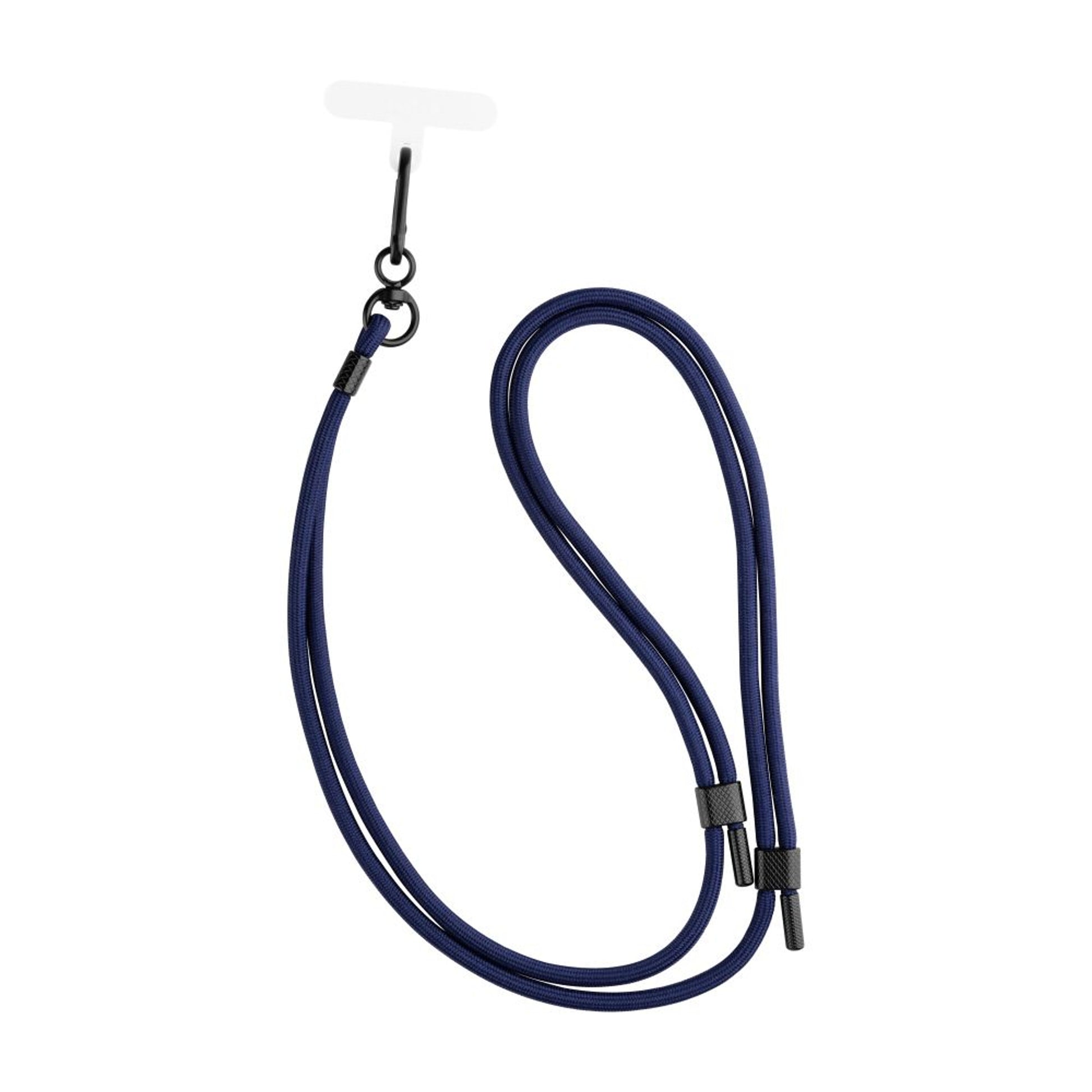 Univerzální šňůrka FIXED NeckUni pro telefony se zadním krytem, modrá - FIXED