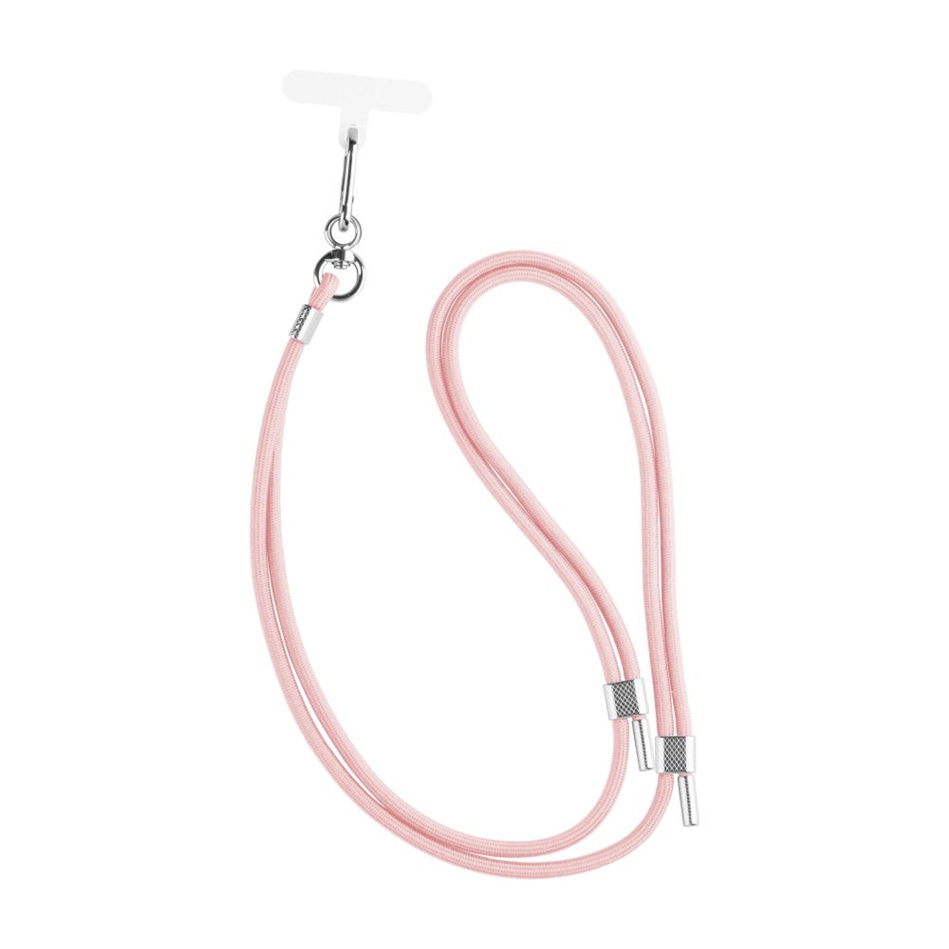 Univerzální šňůrka FIXED NeckUni pro telefony se zadním krytem, růžová - FIXED