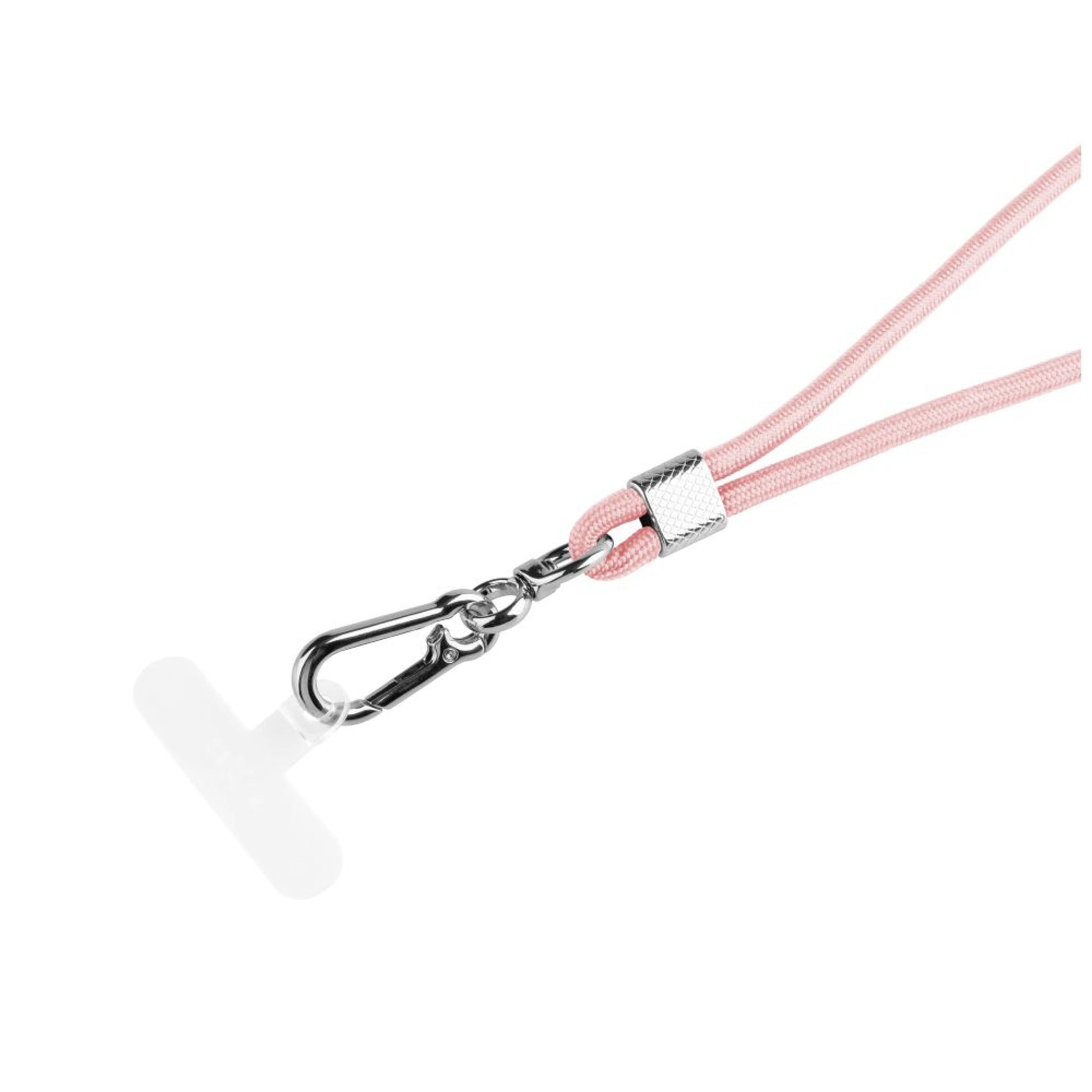 Univerzální šňůrka FIXED NeckUni pro telefony se zadním krytem, růžová - FIXED