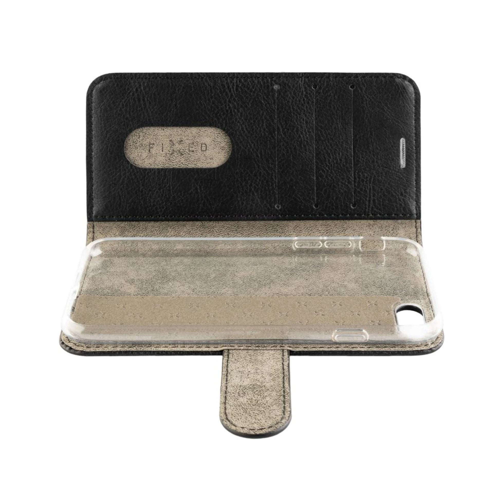 Pouzdro typu kniha FIXED Opus pro Apple iPhone 7/8/SE (2020/2022), černé - FIXED