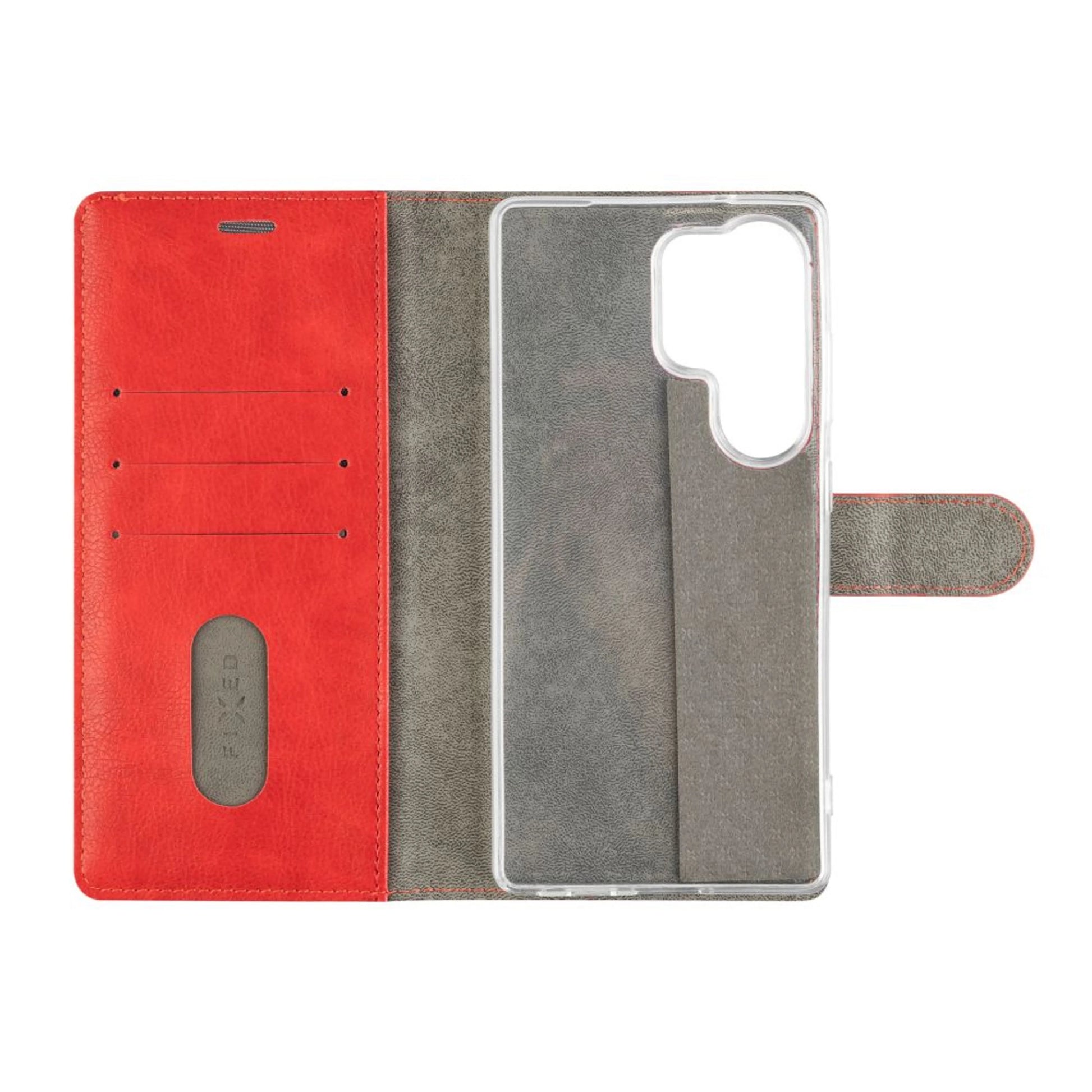 Pouzdro typu kniha FIXED Opus pro Samsung Galaxy S25 Ultra, červené - FIXED